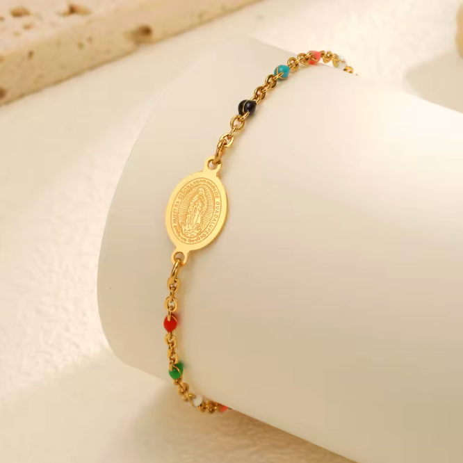 Bohemian Virgin Bead Bracelet