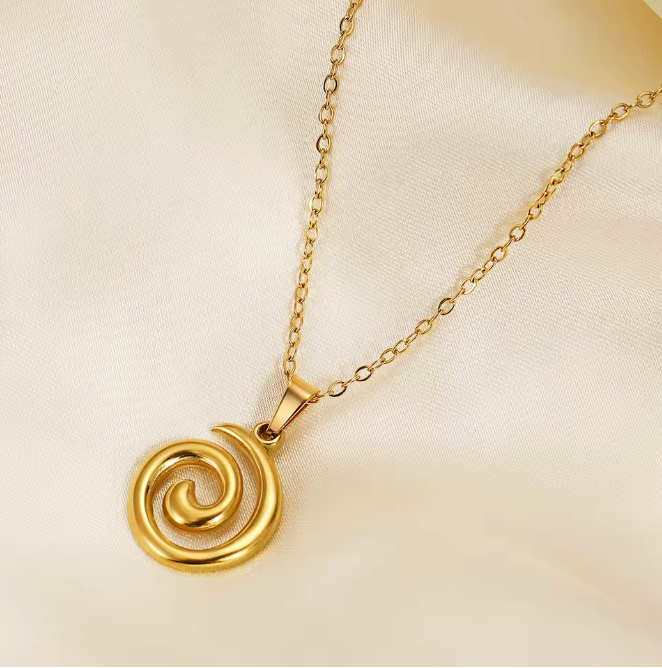 Spiral Pendant Necklace